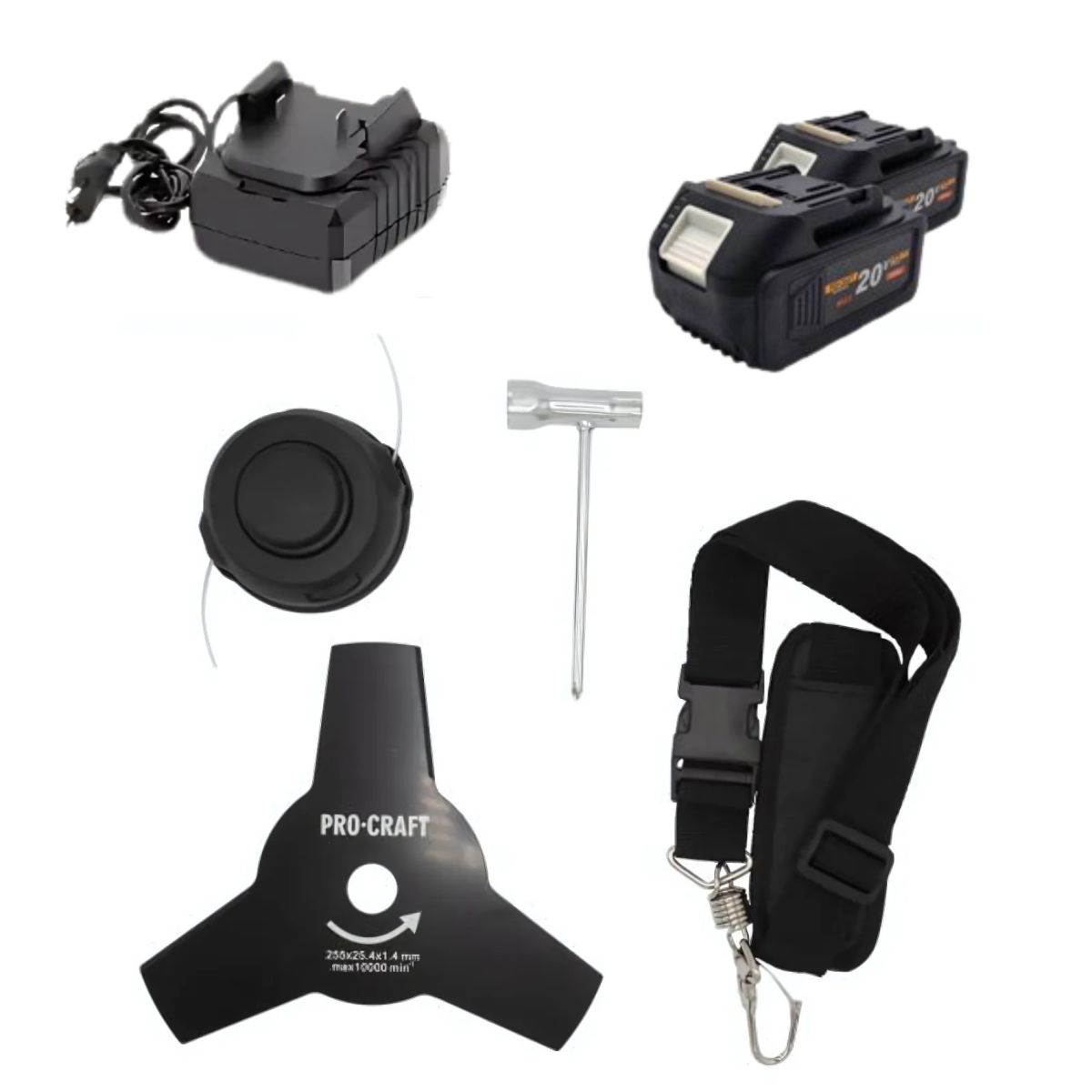 Набір Тример аккум.PROCRAFT PTA30(2 АКБ та ЗП)