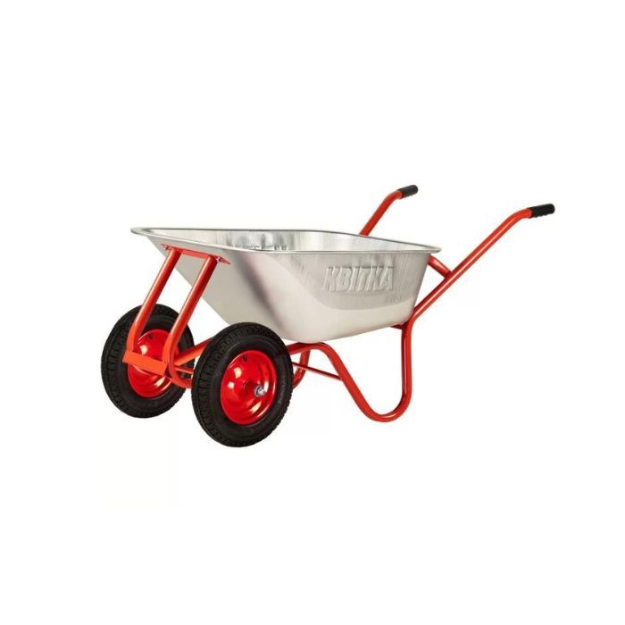 Садово-строительная двухколесная тачка ЦВЕТОК PRO Formula 1 Expert (100 л, 180 кг, ПК) (110-4064)