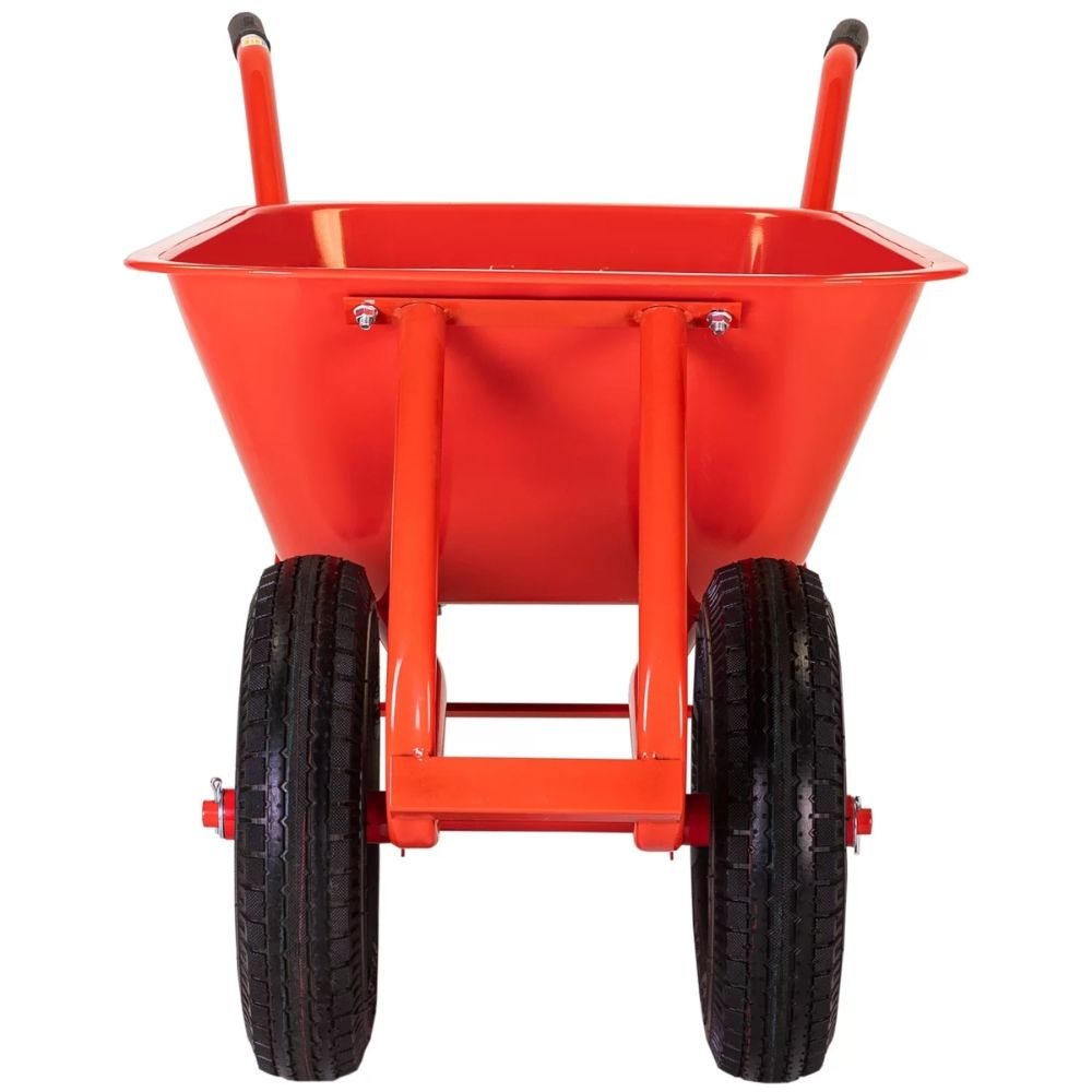 Будівельна двоколісна тачка КВІТКА PRO Formula 1 Expert (100 л, 180 кг, ПК) (110-4066)