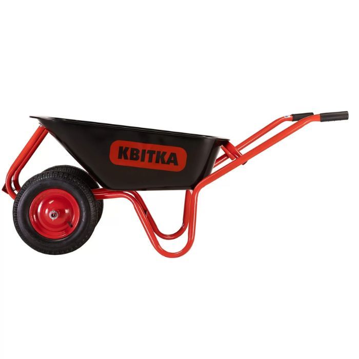 Двоколісна садова тачка КВІТКА PRO Formula 1 Industrial (100 л, 180 кг, ПК) (110-4068)