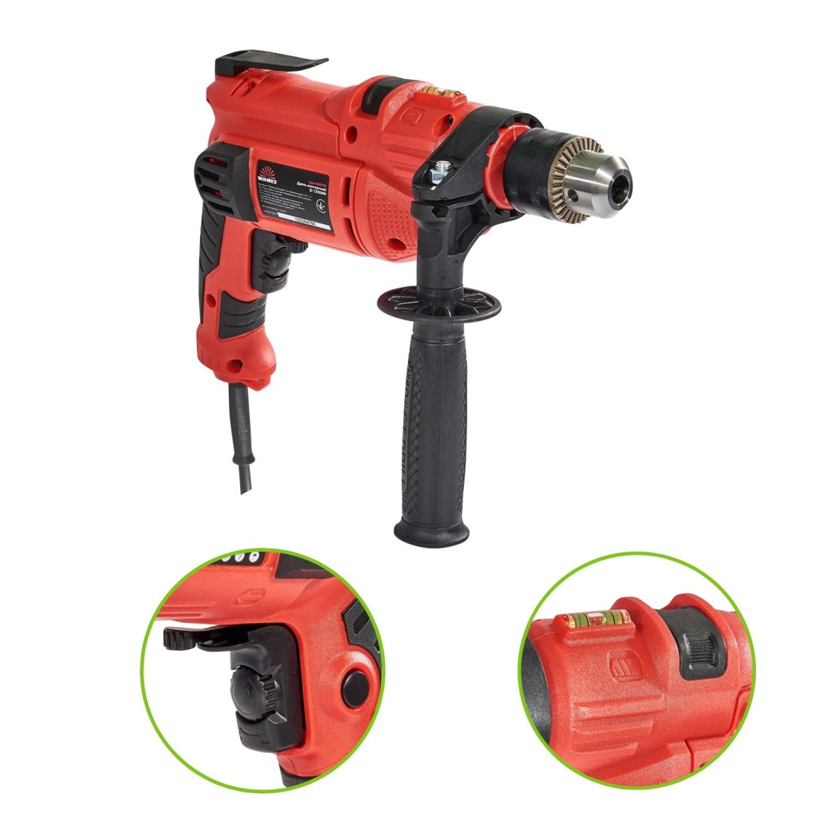 Дрель электрическая Vitals Master Et 1390MN