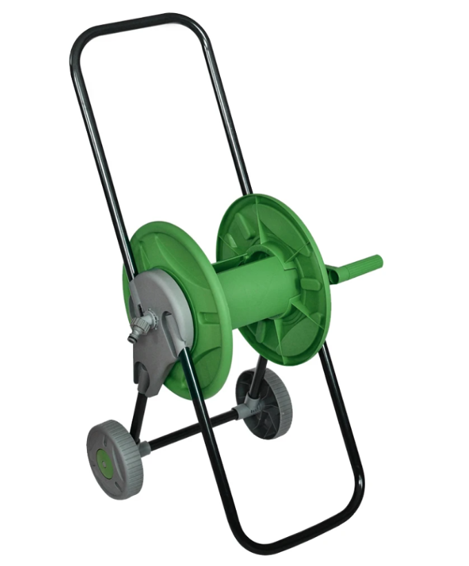 Барабан для намотування шланга з колесами 1/2"-45м, 3/4"-30м VERANO