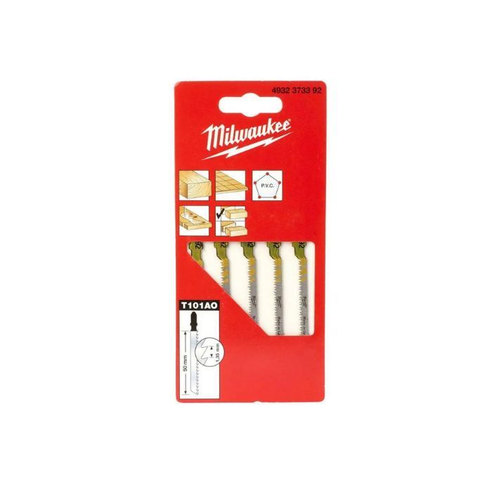 Полотно для лобзика Milwaukee T101AO 50мм 5шт.