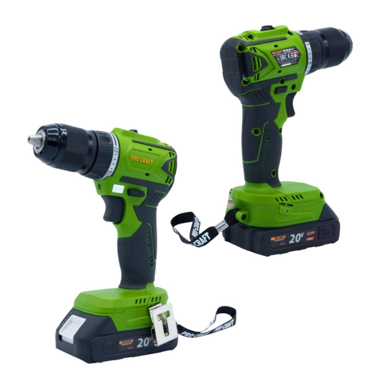 Шуруповерт Procraft PA18LiN (з 1 акб та зп)