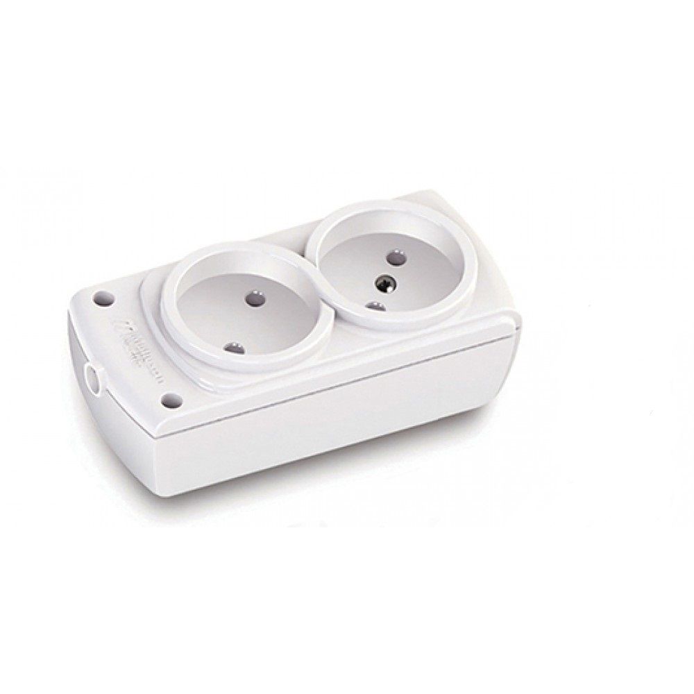 Колодка б/у, 2 гнезда, 10А, Olimpia, Mutlusan