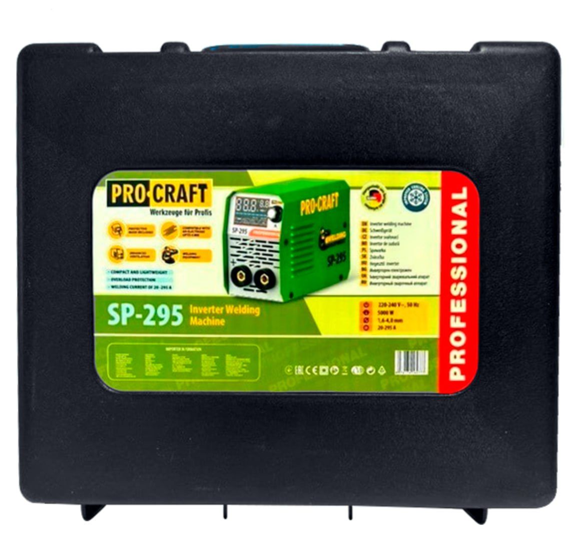 Інверторний зварювальний апарат Procraft SP295 ВМС (КЕЙС)