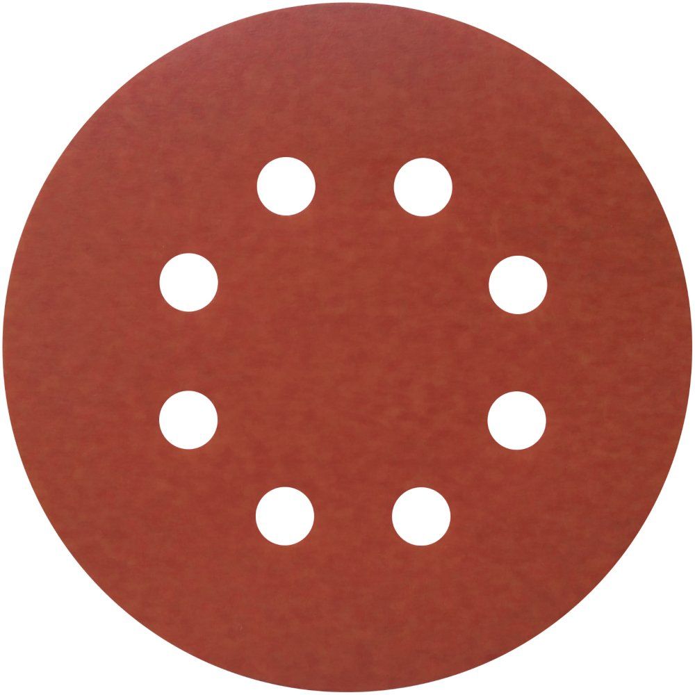 Диски Indasa Red Line на 8 отворів, червоний 125мм P800