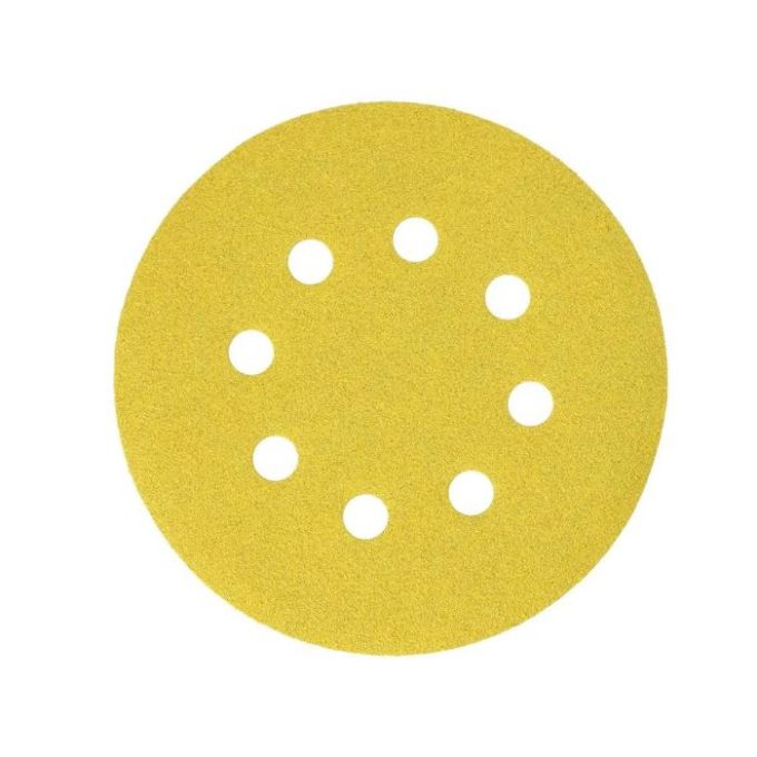 Диски Indasa Red Line на 8 отворів, жовтий 125мм P600