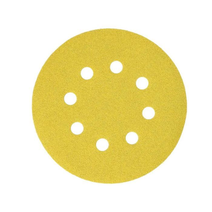 Диски Indasa Red Line на 8 отворів, жовтий 125мм P500