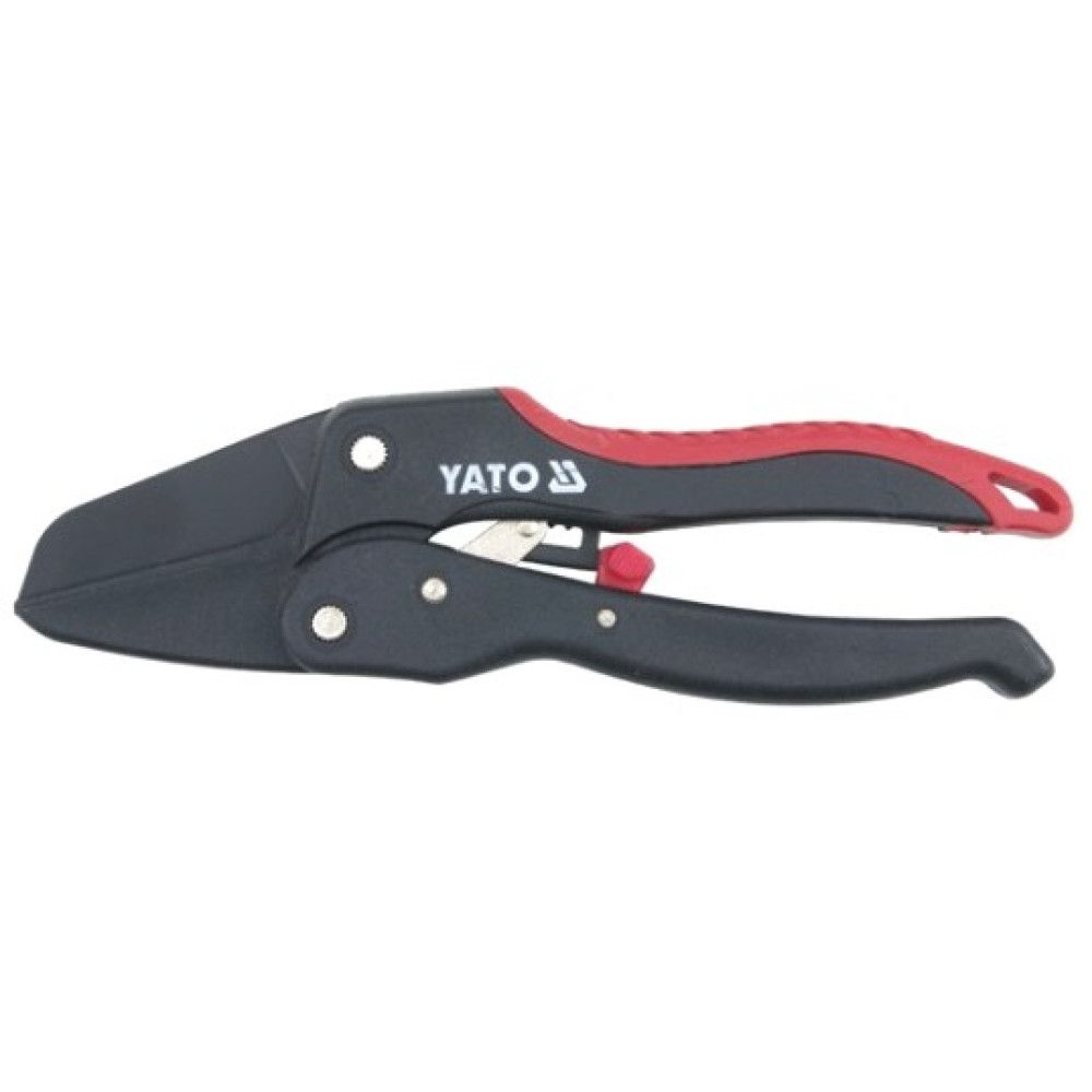 Секатор універсальний YATO: храповий мехінанізм, L=200 мм