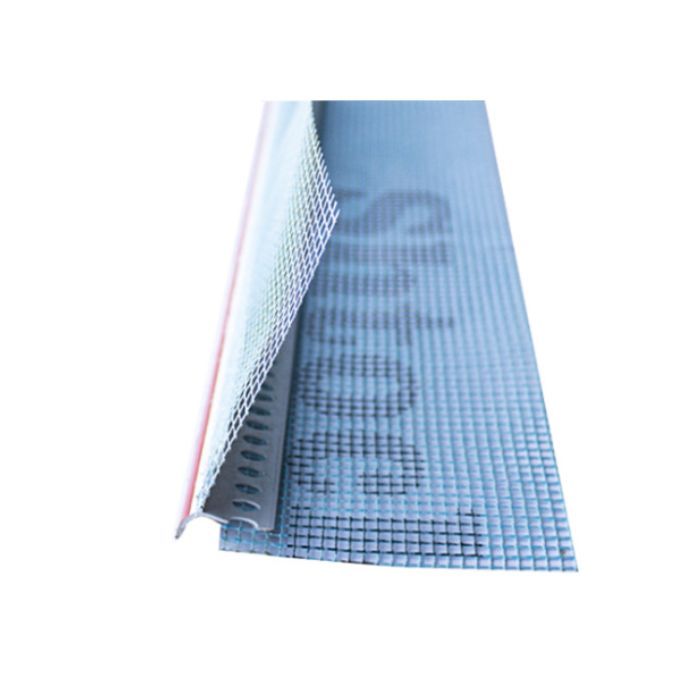 Кутник крапельний ПВХ з сіткою 160 гр/м2, 10*10 см, 2,5 м