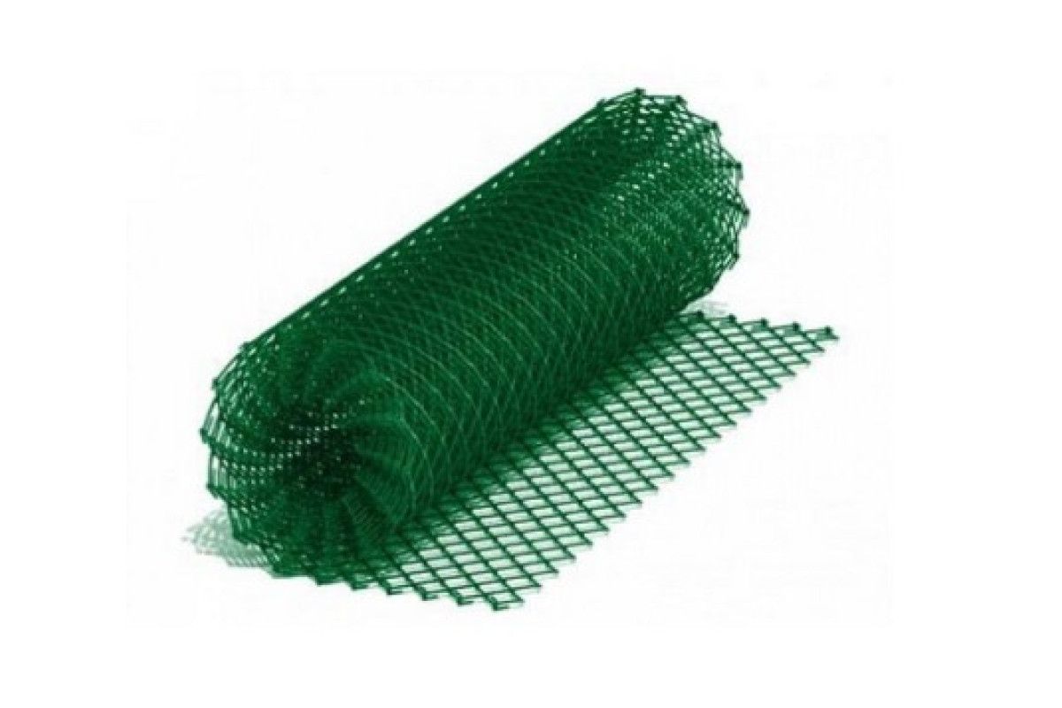 Сетка Рабица мет.+ПП 35x35мм/1,4/2,30мм 1,80м/10,00м