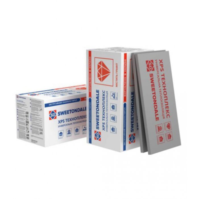 Плиты пенополистирол экструзионные Sweetondale/Техноплекс С/2 1180*580*40мм