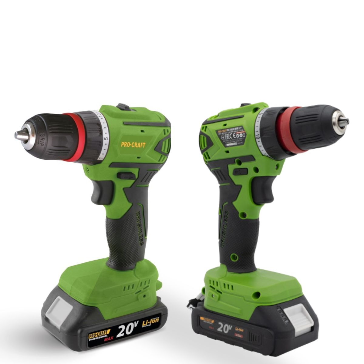 Шуруповерт Procraft PA18LiN DFR (з 1 акб та зп)