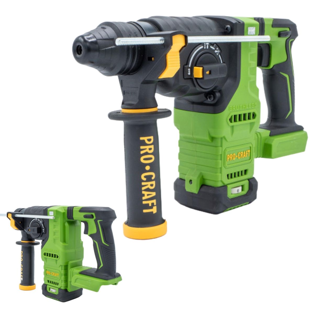Набір Перфоратор Procraft PHA30 (без АКБ та ЗП) + АКБ 20/4 + з/п 20/1