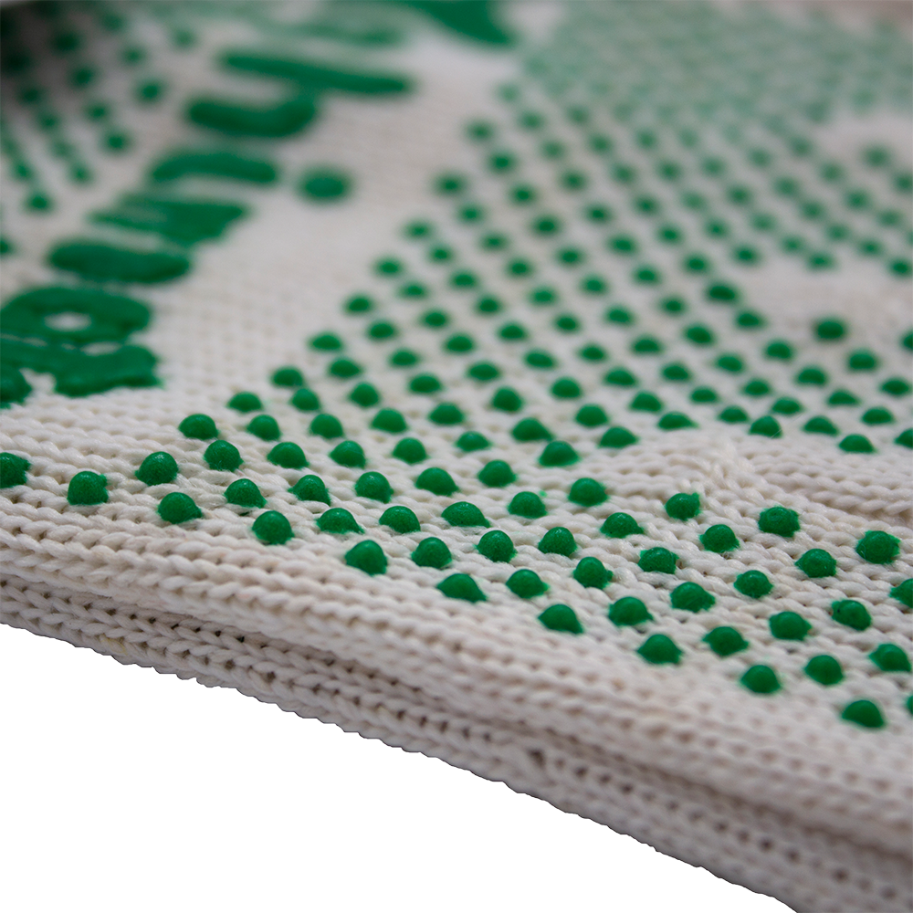 Перчатки Yoshimoto трикотажные с ПВХ-точкой (белые)