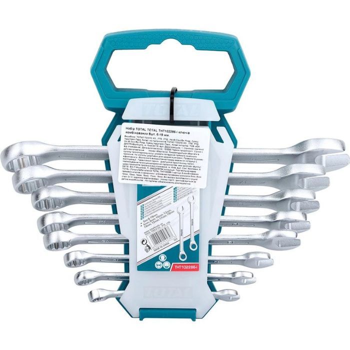 Набір ріжкових ключів TOTAL 6-19 мм 8 шт.