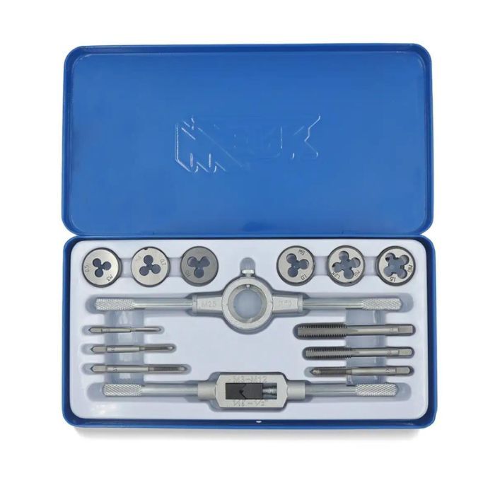 Набір мітчиків та плашок 14 од. Werk