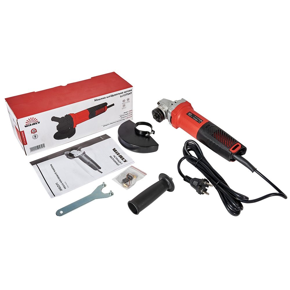 Машина шлифовальная угловая Vitals Ls1275HT