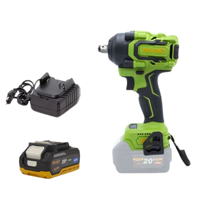 Набор Аккумуляторная гайковерт PWA18+батарея Procraft 20/4 Energy+зарядное устройство Procraft 20/1