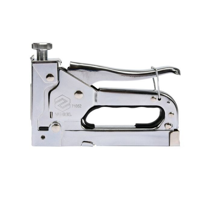 Степлер VOREL металевий з регулюванням для скоб 4-14х11.2х0.7 мм