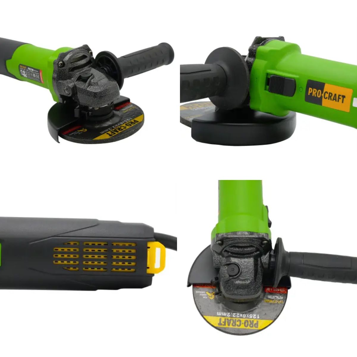 Углошлифовальная машина бесщеточная Procraft PW2350 125 мм