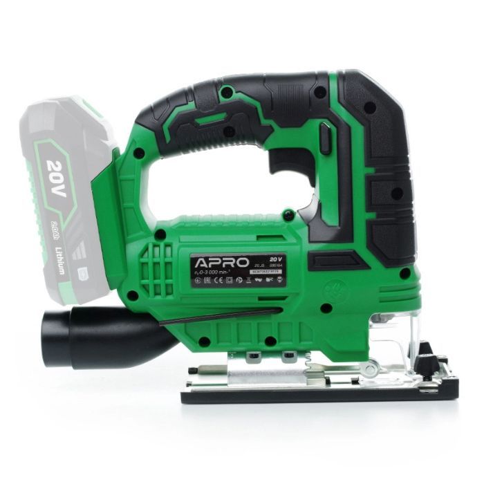 Лобзик аккумуляторный APRO 20В, 20JS, без АКБ