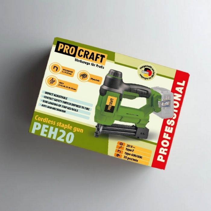 Акумуляторний степлер Procraft PEH20 (Без акб та зп)
