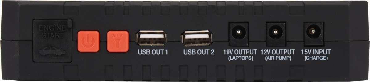 Пускова-зарядна батарея YATO ємність 12 Агод 300/500 А USB 5 В 2 А