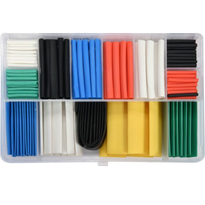 Кембрики термоусадні до 125°C YATO різних розмірів 171 шт.