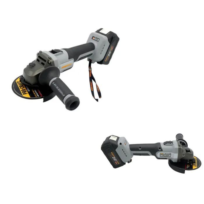 Акумуляторна болгарка Procraft industrial AG125A Кейс (1 акб та зп)