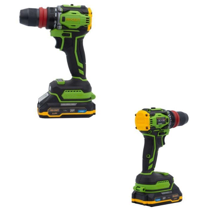 Шуруповерт Procraft PA18Pro DFR (з 1 АКБ)