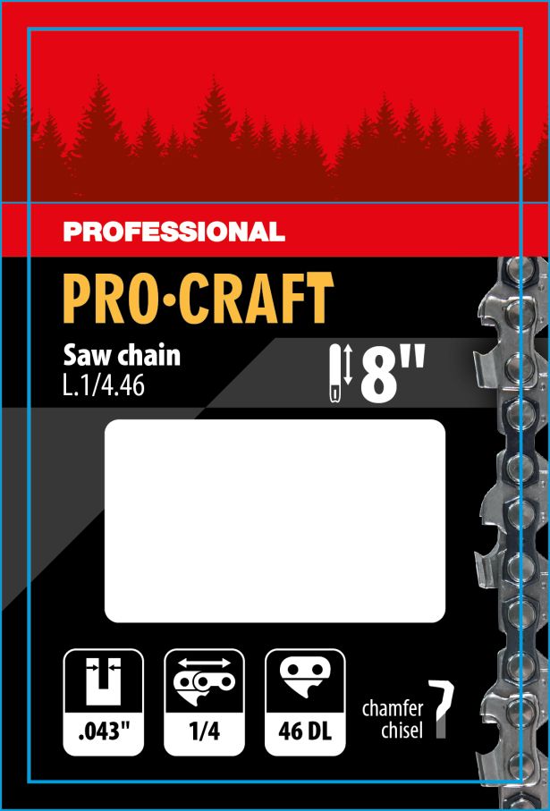 Procraft L.1/4.46 Universal 1/4 "Saga 46 St.