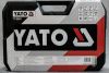 Набір головок торцевих YATO: квадрат 1/2", 3/8", 1/4" з інструментами, насадками 216 шт