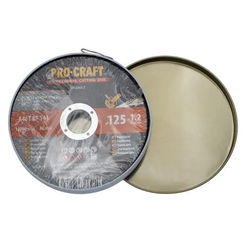 Диск відрізний Procraft CD125x1.2b 125 мм 1,2 мм 22,2 мм 10 шт/уп