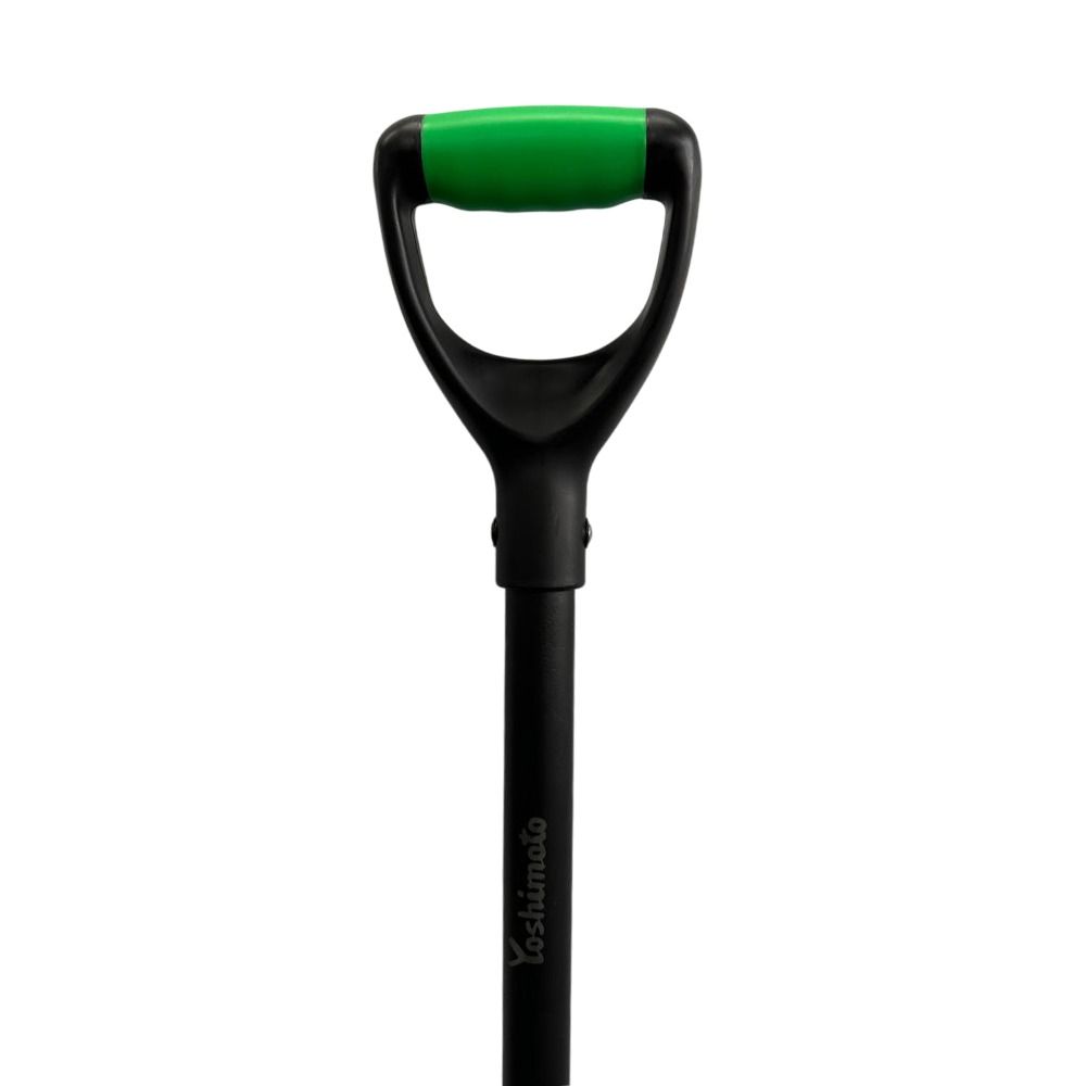 Лопата совкова Yoshimoto з ребрами жорсткості з металевим держаком