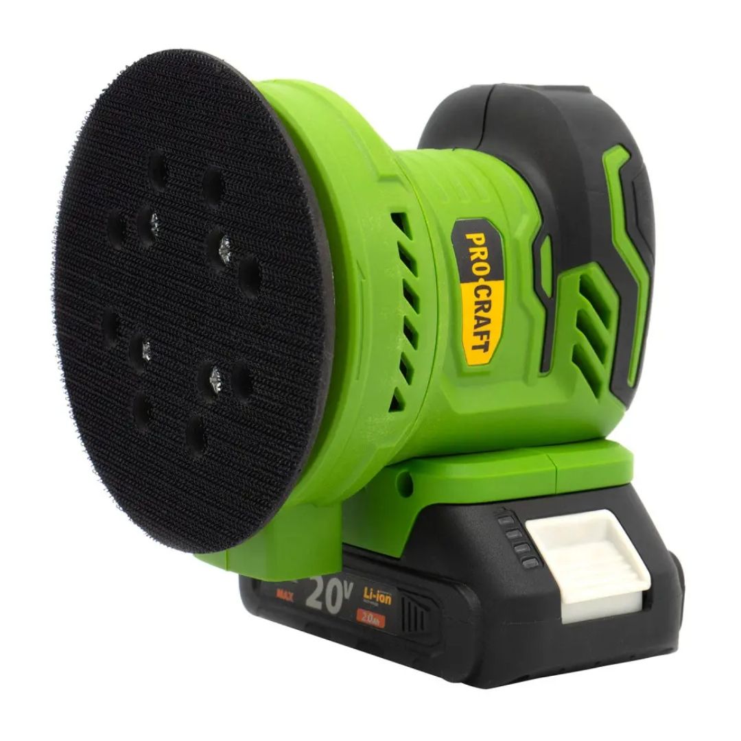 Акумуляторна ексцентрикова шліфмашина Procraft PX20BL (без акб та зп)