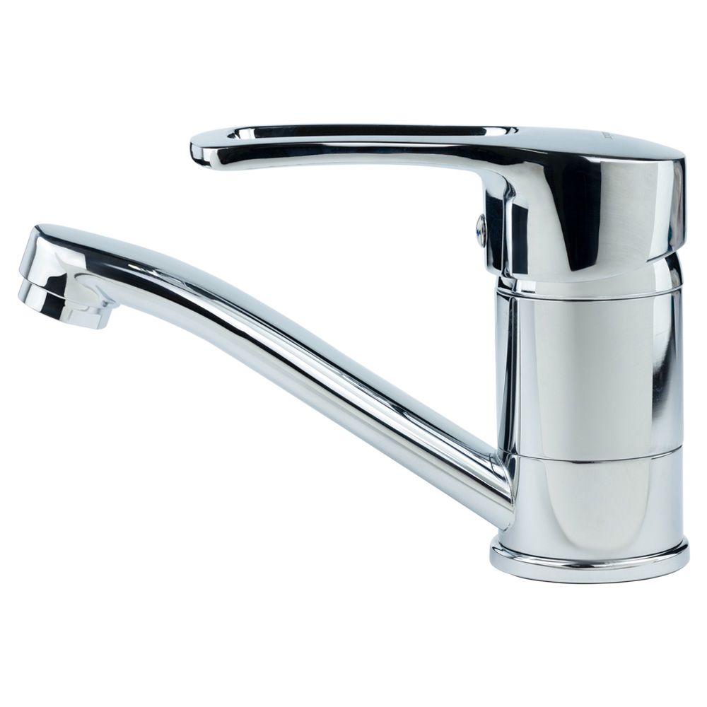 Змішувач MD Ø40 для кухні гусак прямий 150мм на шпильці AQUATICA MD-2B144C