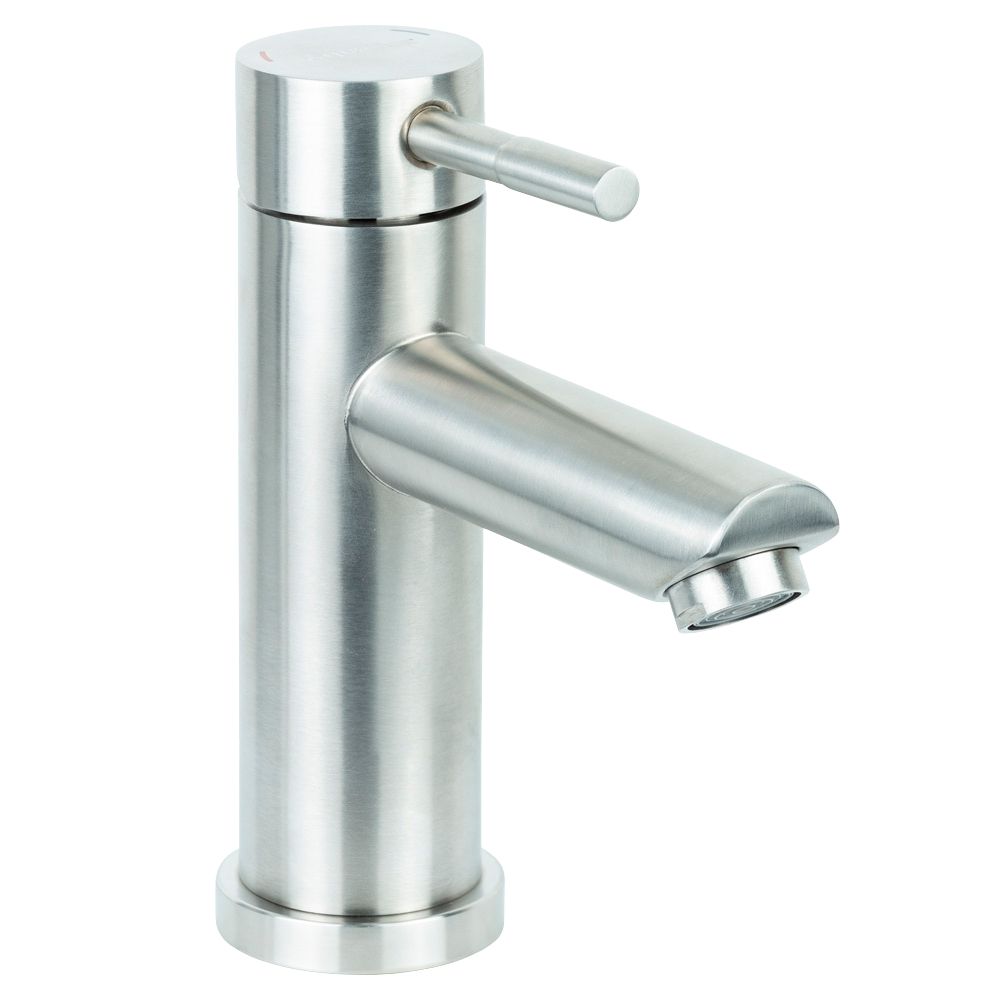 Змішувач KT Ø35 для раковини литий на гайці SS AQUATICA KT-1A170P