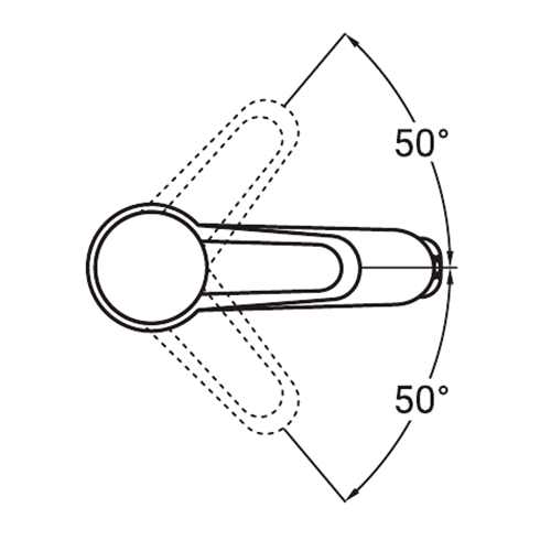 Змішувач HK Ø35 для раковини литий на гайці AQUATICA HK-1A130C