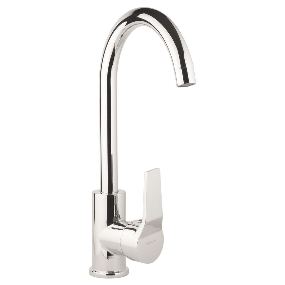 Змішувач s45 Ø40 для кухні вилив високий вухо на гайці AQUATICA