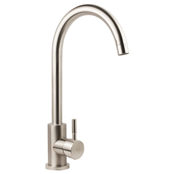 Змішувач s20 Ø35 для кухні вилив вухо на гайці (без шлангів) SS TAU