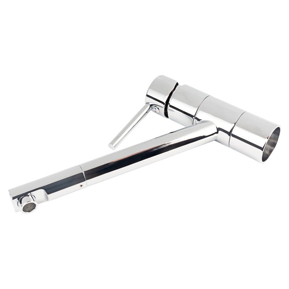 Змішувач HF Ø35 для кухні злив прямий 210мм на шпильці AQUATICA 9705100