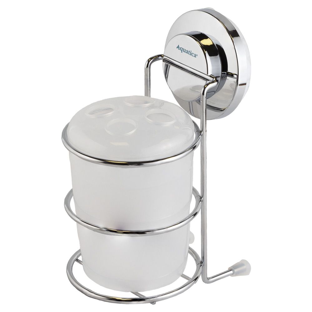 Склянка на вакуумній присосці s38 73×100×163мм AQUATICA