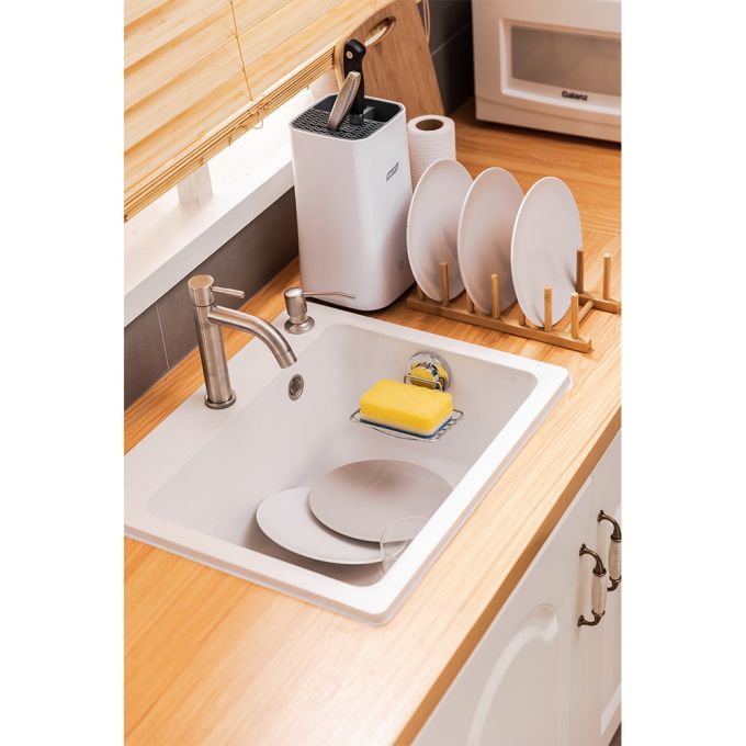 Мильниця на вакуумній присосці s38 135×120×102мм AQUATICA