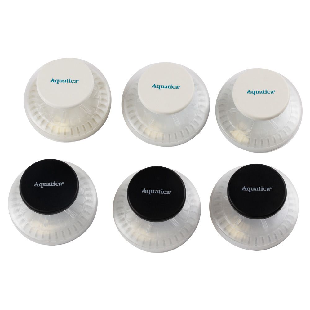 Крючки на вакуумных присосах S42 Ø40 × 40 мм черно -белый (6 %) Aquatica