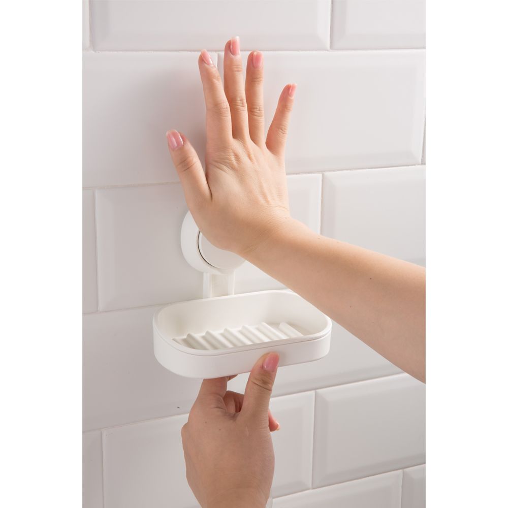 Мильниця на вакуумній присосці s42 142×103×111мм AQUATICA