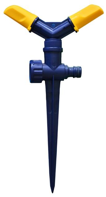 Спрей 2-лучевой вращающийся пластик на верано цинкового стержня