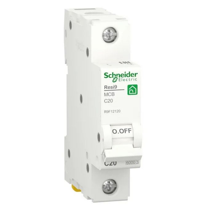 6ka 1p 20a c resi9 schneider