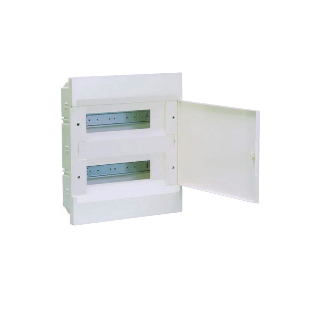 Щит зовнішній Cosmos Hager VD212PD 24 модулі з білими дверцятами